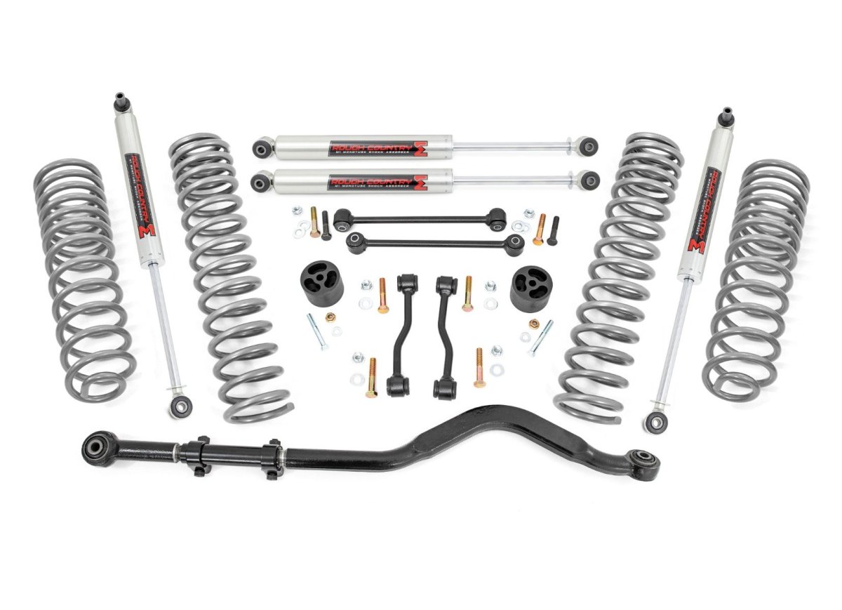 Jeep Gladiator Suspension Lift Kit - Front + Rear - Rough Country - 3.5 Inch Lift Kit | Springs | M1 - '20-'23